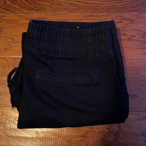 Black cargo pants